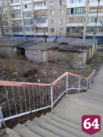 В Саратове чиновники пообещали снести опасные гаражи