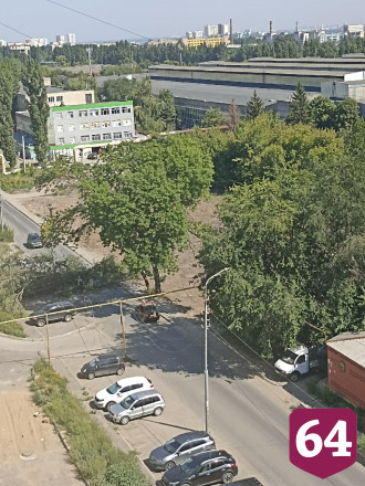 В Саратове дерево рухнуло на иномарку с водителем и пассажиром