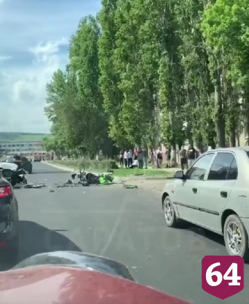 В аварии на Крымской пострадал мотоциклист