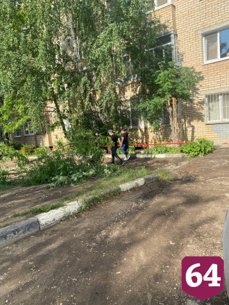 В Саратове деревья упали на автомобили и детскую площадку