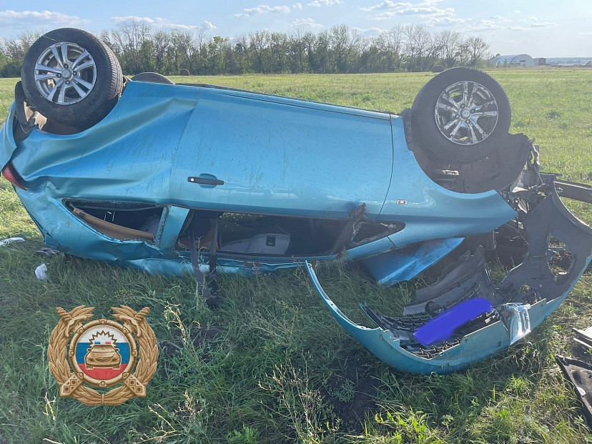 Под Саратовом при опрокидывании «Опеля» пострадала автоледи