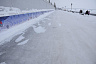 Саратовский силач оценил качество льда на городских катках 