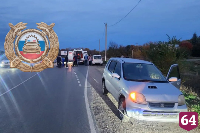 Мотоциклист разбился в ДТП с иномаркой в саратовском селе