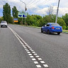 В Саратове на Ново-Астраханском шоссе нанесли разметку с эффектом шума