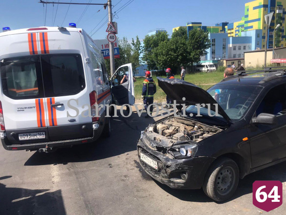 В столкновении легковушек на Московском шоссе ранена 3-летняя девочка