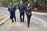 В саратовском поселке построили спортплощадку с окопом