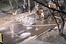Саратовские пожарные тушили машину для уборки улиц