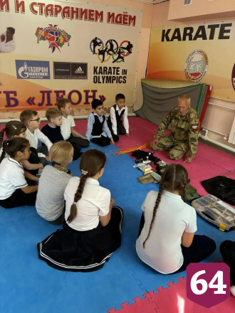 Саратовские школьники занимались огневой и тактической подготовкой