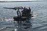 В Саратове шведская амфибия чистит Волгу от водорослей 