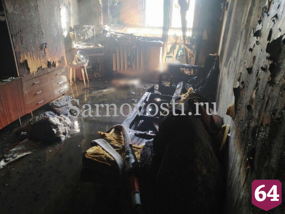 В сгоревшей квартире на улице Азина нашли труп
