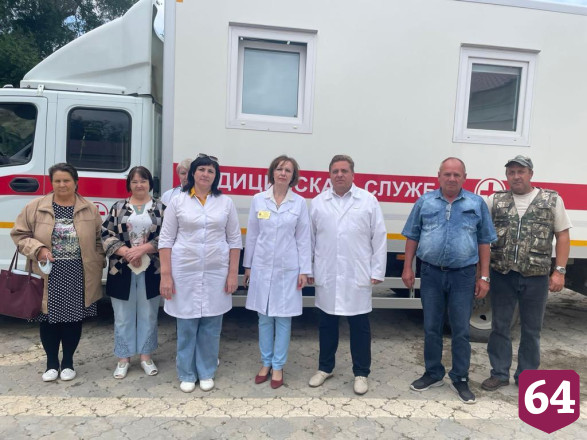 В Саратовской области курсирует «поезд здоровья»