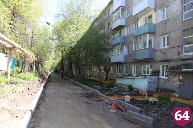 В Саратове дворы планируют отремонтировать раньше срока