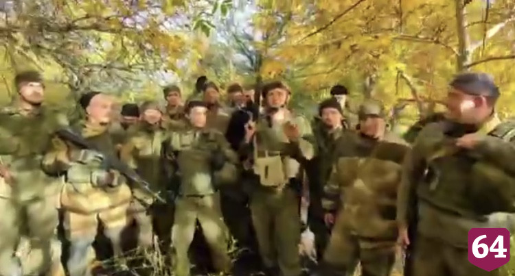 Саратовские мобилизованные записали видеообращение родным с фронта