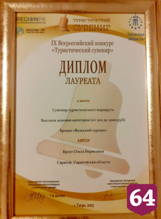 Саратов вошел в топ-5 лучших городов туристических сувениров