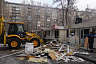 В Мирном переулке сносят торговые ларьки