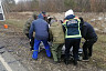 Спасатели деблокировали пострадавшего в ДТП под Саратовом