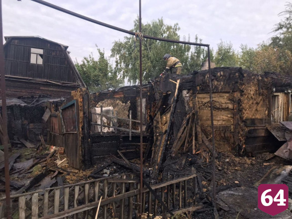 На Московском шоссе выгорел частный дом