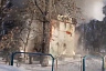 В городском парке сгорела подсобка с вещами рабочих