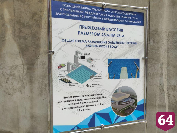 Губернатор потребовал не халтурить на стройке Дворца водных видов спорта 