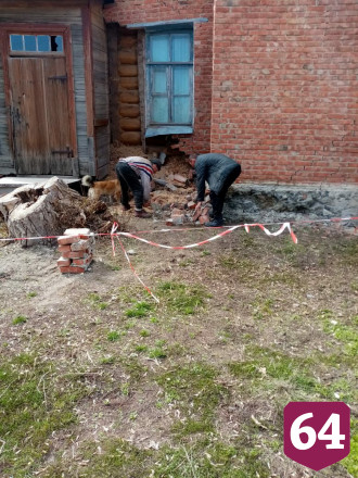 В Саратове после обрушения ремонтируют амбулаторию
