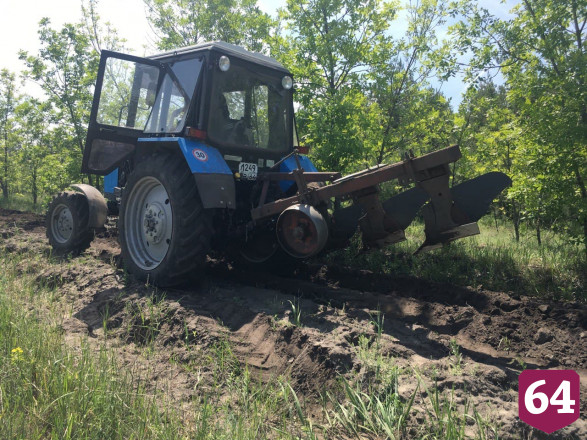 Саратовские лесничие потушили пришедший с федеральной трассы пожар
