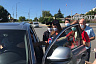 Дорожные полицейские напомнили саратовцам о государственном празднике 