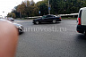 В Саратове иномарка перелетела через тротуар и врезалась в бордюр