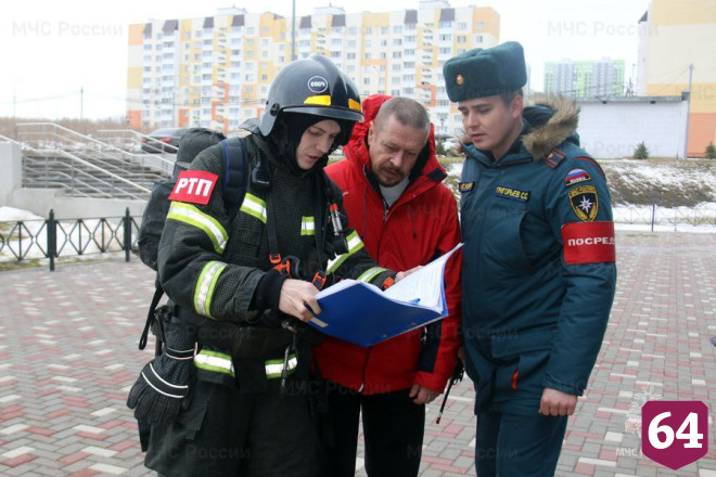 Пять человек спасли на «пожаре» во Дворце водных видов спорта