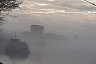 Саратовцы назвали завораживающим исчезновение моста в тумане