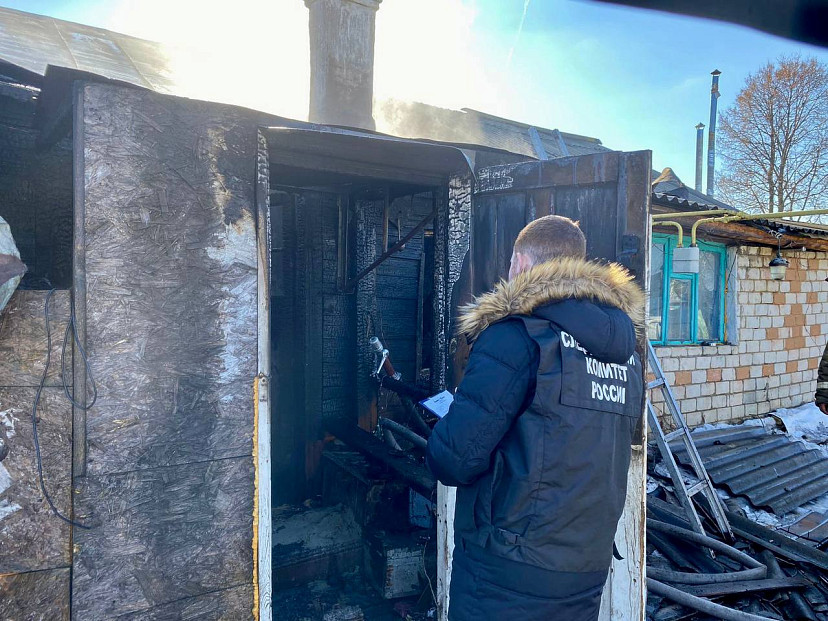 В Саратовской области на пожаре погиб молодой мужчина