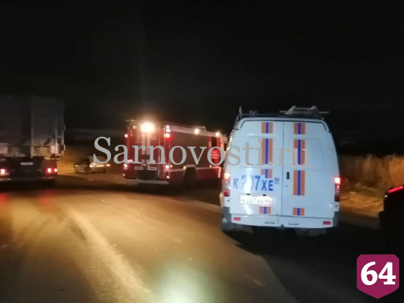 Под Саратовом двое детей травмировались в аварии с грузовиком