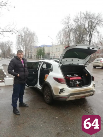 Мобилизованным саратовцам передали спальные мешки и рацию