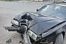 В Саратове водитель разбил BMW о столб
