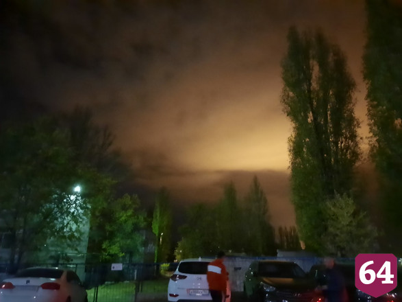 В Саратове обсуждают необычное сияние в небе