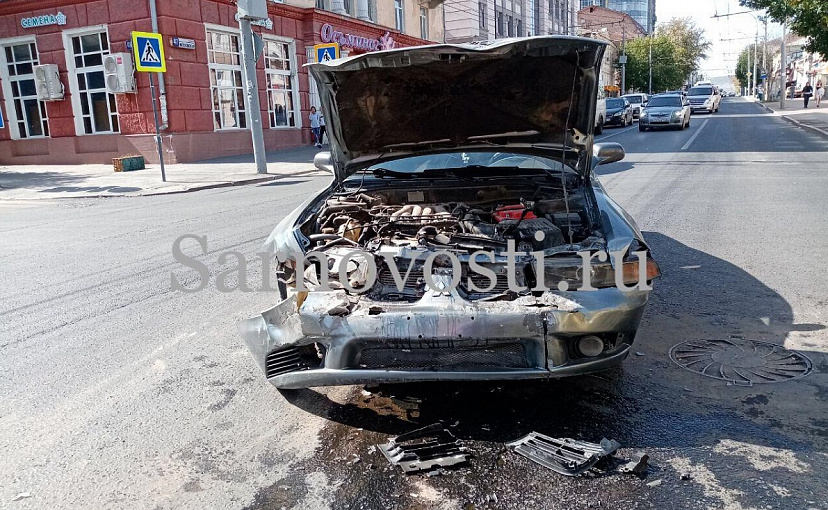 Водитель иномарки травмировался в ДТП на улице Московской 
