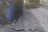 Под Саратовом кроссовер протаранил два автомобиля и перевернулся