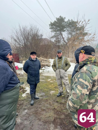 Под Саратовом паводком подтоплены больше 100 домов