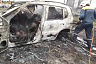 На саратовской трассе при столкновении с фурой сгорели два человека