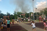 Горевший в Энгельсе Дом офицеров частично обрушился