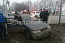 В Саратове пассажирку легковушки увезли в больницу после ДТП
