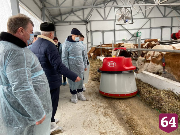 В Саратовской области заработала первая роботизированная молочная ферма   