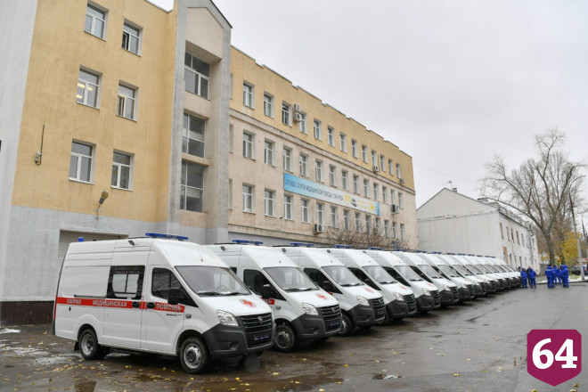 Саратовская область получила 19 новых автомобилей скорой помощи