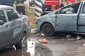 Рядом со школой в ДТП покалечился водитель иномарки