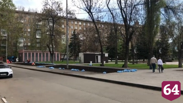 В Мирном переулке демонтировали торговые ларьки