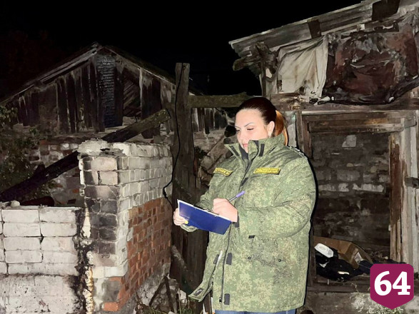 Бомж сгорел в деревянном сарае под Саратовом