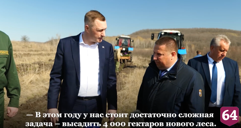 В Саратовской области высадят 4 тысячи гектаров леса