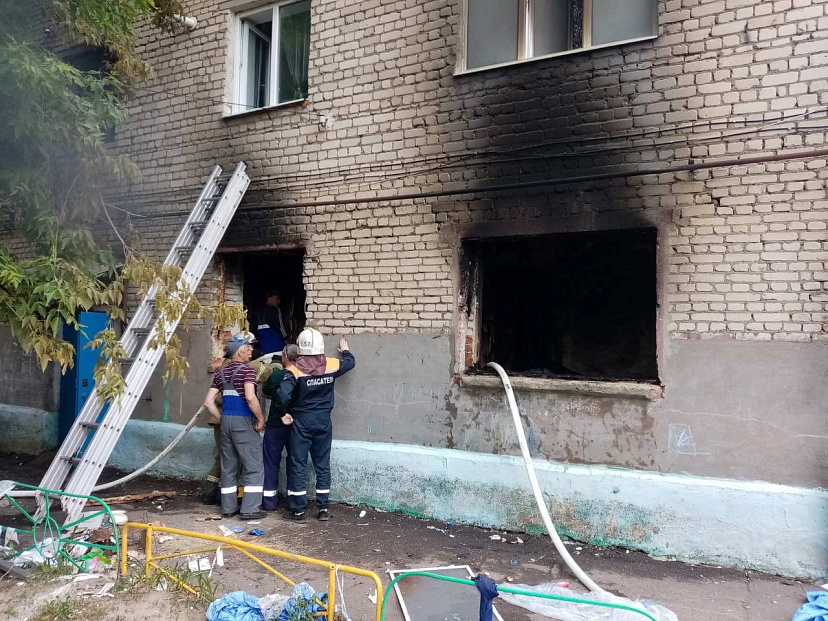 При взрыве газа под Саратовом пострадал мужчина
