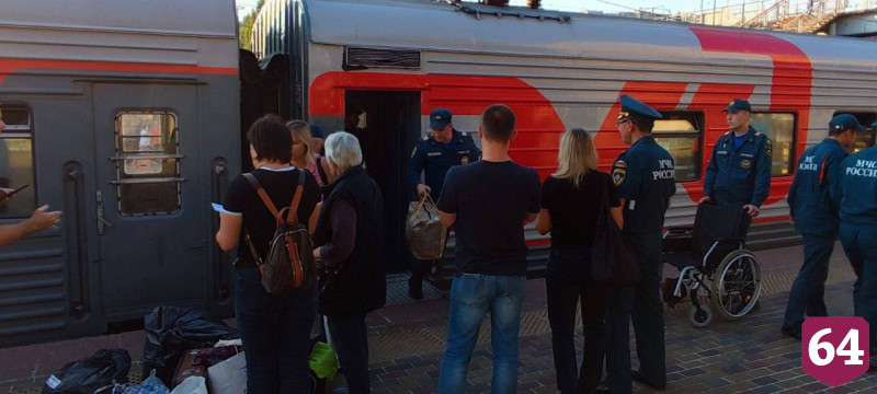 В Саратов прибыли 95 жителей Курской области 