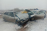Три человека пострадали в массовой аварии под Саратовом