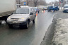 Водитель «Нивы» пострадал в массовой аварии на Танкистов